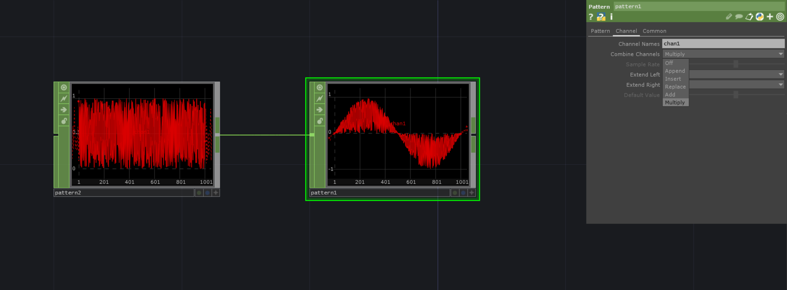 Creating Stepped Noise
