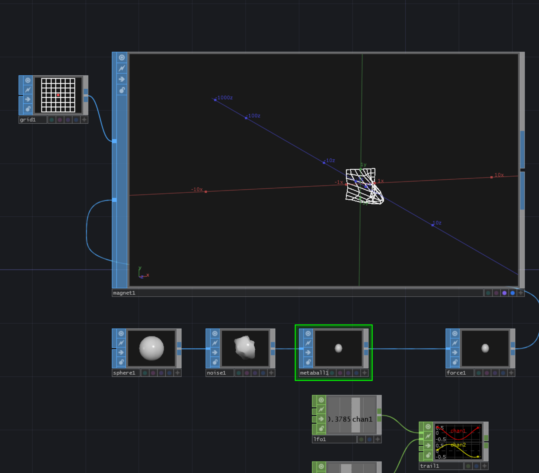 Displace Grid With MagnetSOPCreative