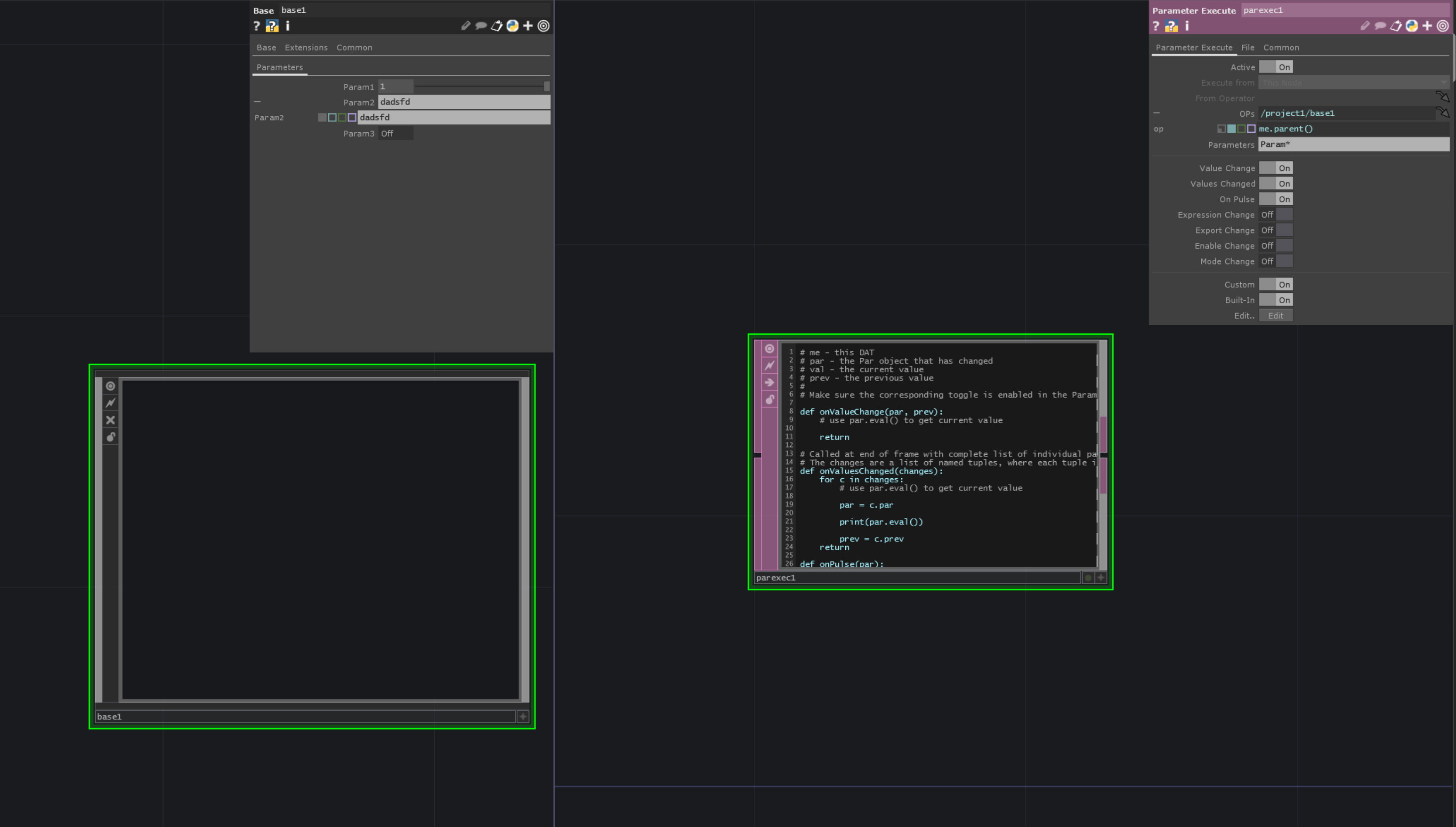 Execute Code When COMP Parameter Changes