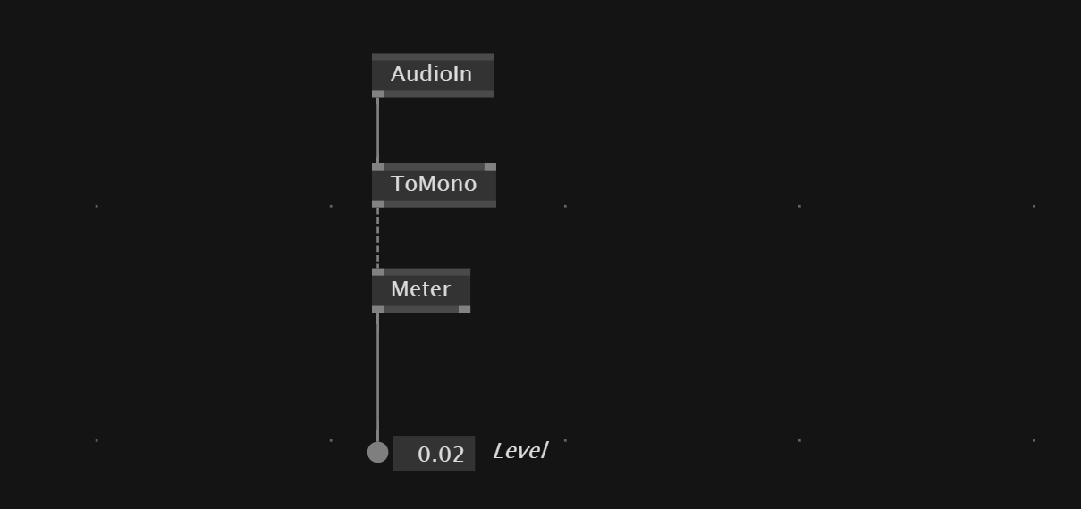 Audio Input to signal