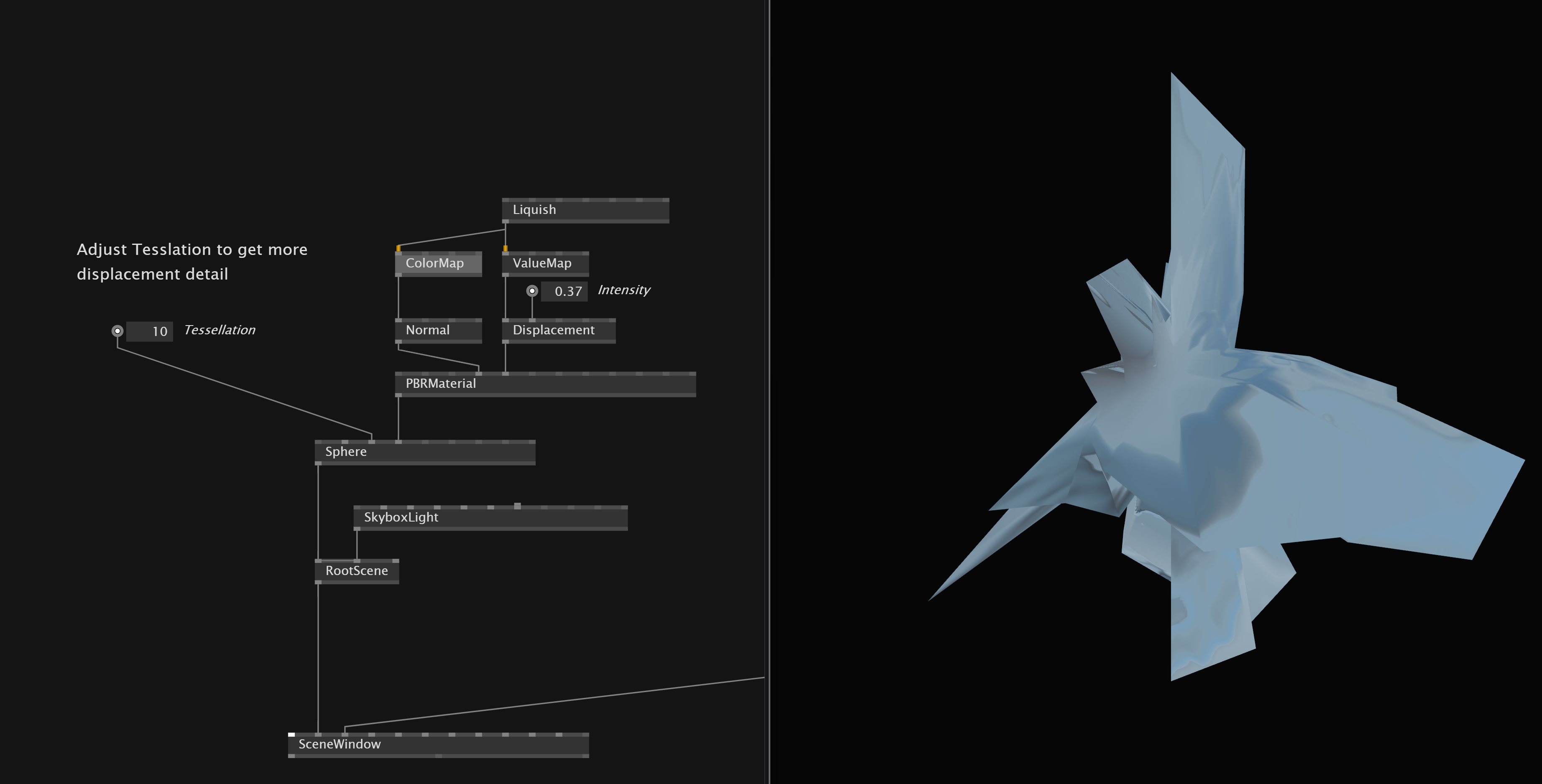 Displacement Material Img