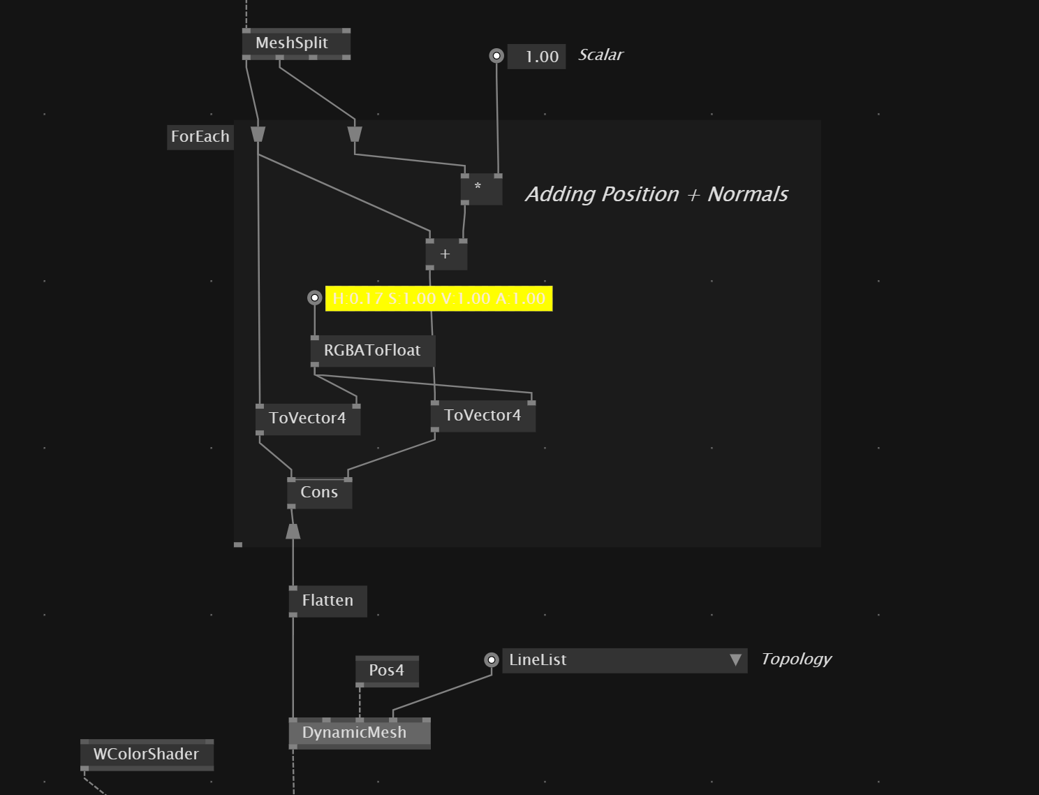 Draw Normals Mesh